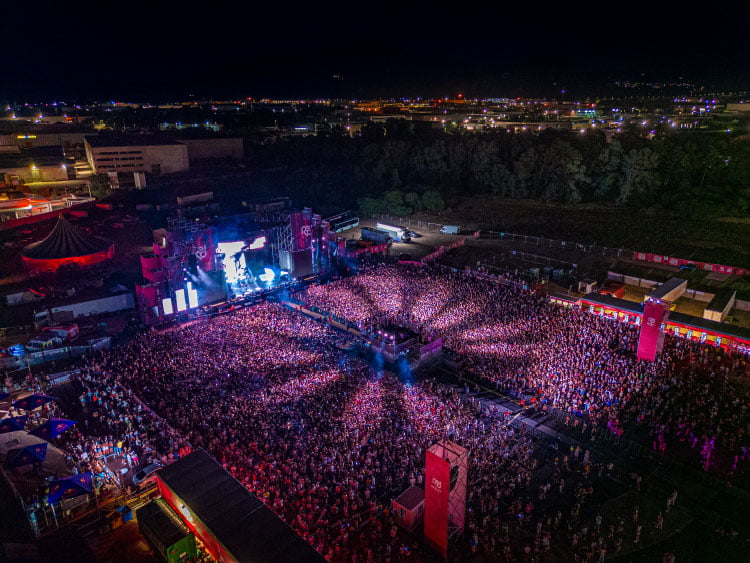 Olbia Arena - Location Red Valley 2024 Olbia Olbia Arena dal drone